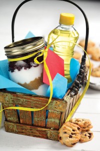 Cranberry Chocolate Chip Cookie in a Jar made with canola oil
