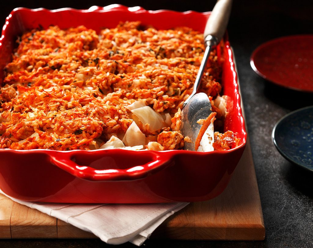 Carefree Cabbage Roll Casserole