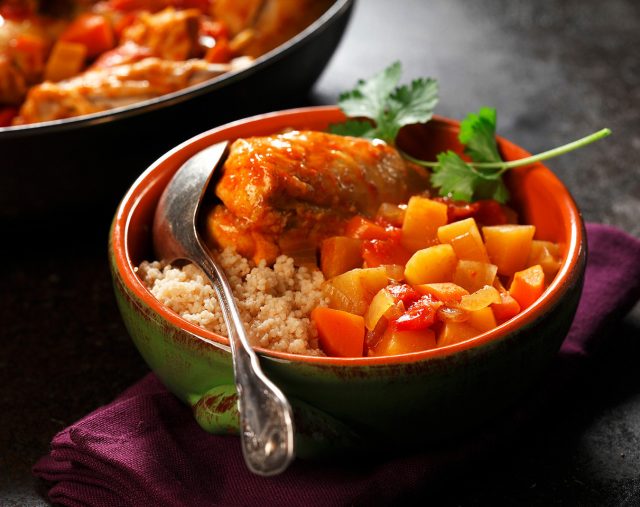 Chicken Curry with Carrots and Rutabaga