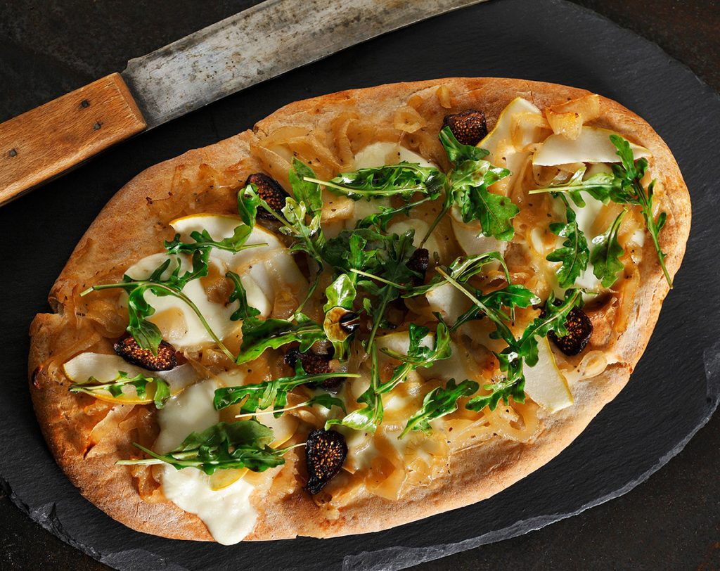 Fig, Pear and Caramelized Onion Flatbread