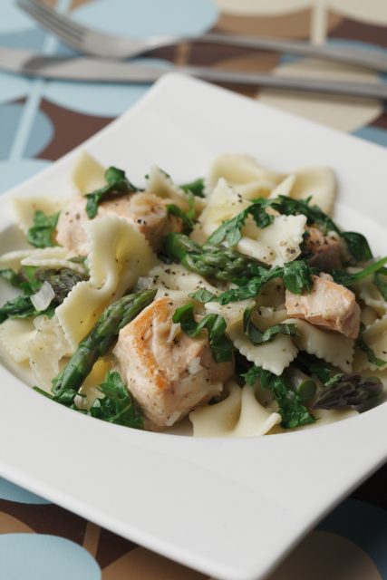 Salmon and Asparagus Pasta as seen on CTV
