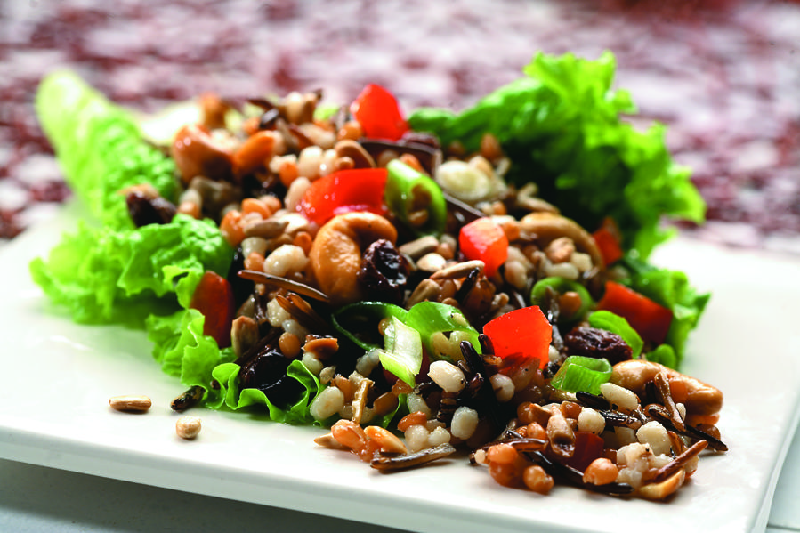 Wheat Berry, Rice and Orzo Salad