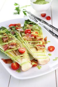 Grilled Romaine with Green Goddess Dressing | www.canolaeatwell.com
