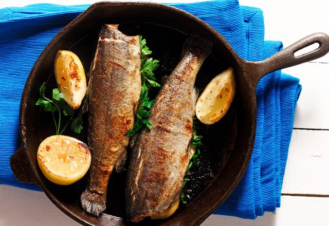 Traditional Pan Fried Trout