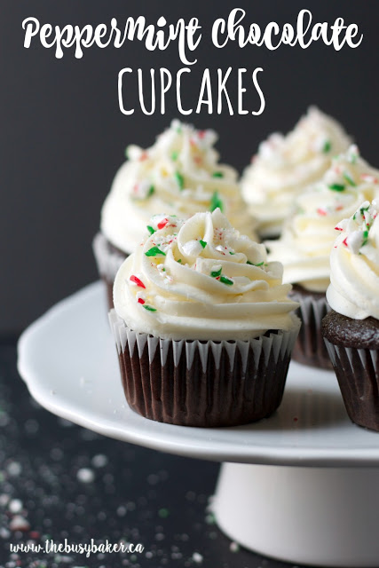 Peppermint Chocolate Chip Cupcakes