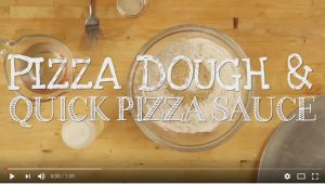 Homemade Pizza Dough & Quick Pizza Sauce