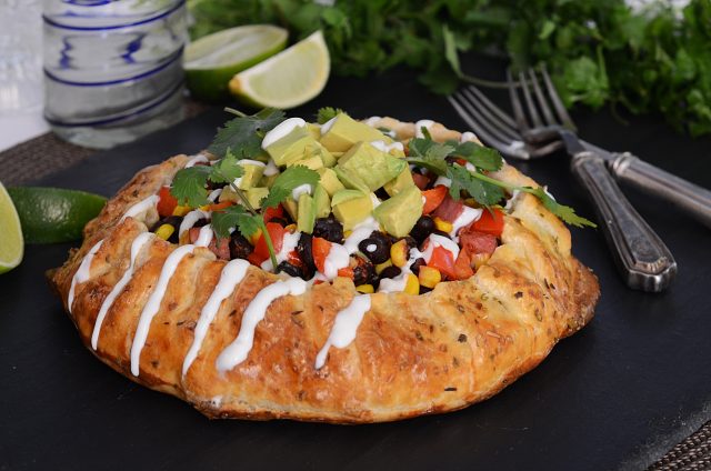 Fiesta Galette with Avocado