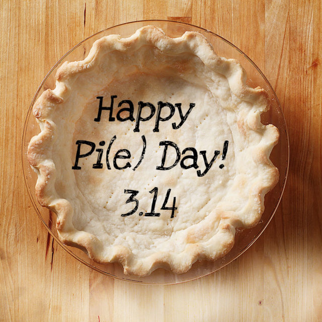 Pi(e) Day is March 14th!