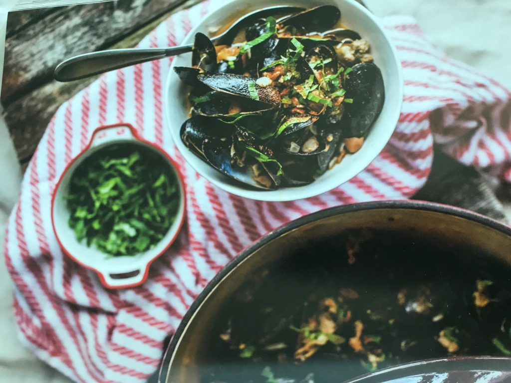 Mussels and Chorizo
